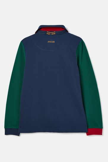 Joules navy outlet polo shirt