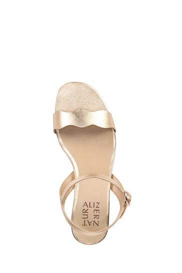 Naturalizer gold sandals outlet