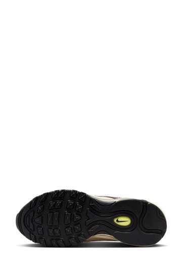 Nike air max 97 sale plus white gold trainers