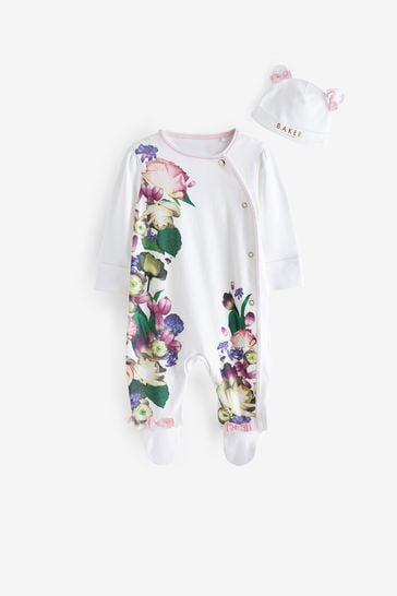Baker by Ted Baker Sleepsuit and Hat Set