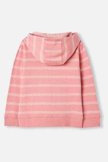 Joules striped best sale hoodie