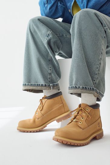 Timberland Nellie Timberland Boots For Women Brown Leather