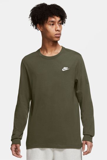 Nike Green Club Long Sleeve T-Shirt