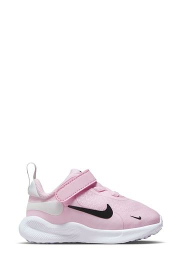Pink nike deals infant trainers