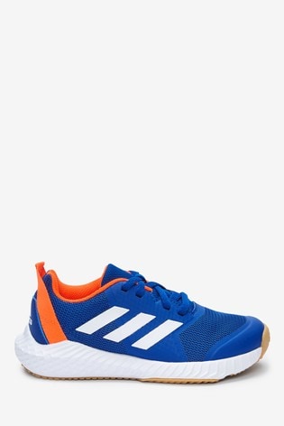 blue and orange gym shoes
