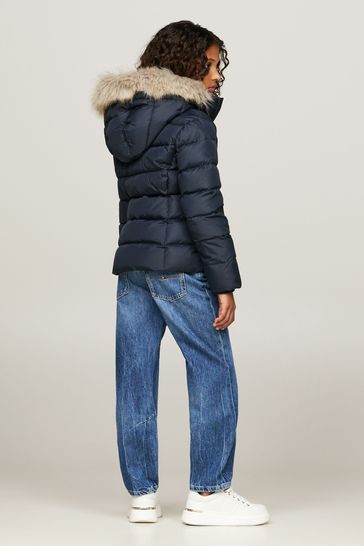 Hooded jacket tommy hilfiger sale