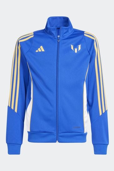 adidas Blue/White Pitch 2 Street Messi Track Jacket