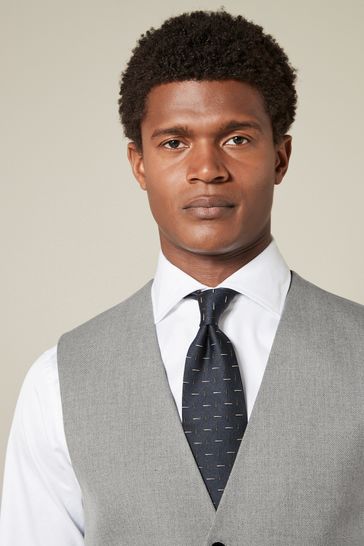 Buy Grey Textured Suit Waistcoat from Next Netherlands