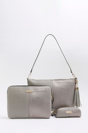 Grey Shoulder Bags