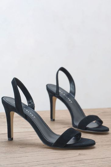 Mint Velvet Black Amara Black Heeled Sandals