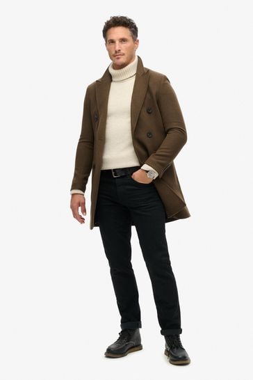 Superdry coat green outlet