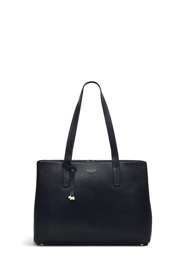 Radley black leather shoulder bag sale