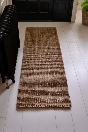 Laura Ashley Natural Gold Hand Woven Jute Runner