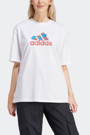 Adidas shop flower top