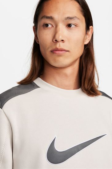 Nike sportswear outlet block logo crew