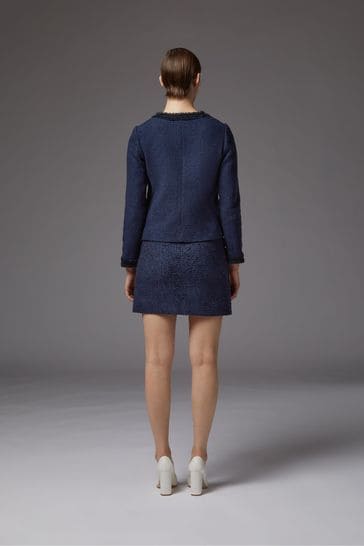 Lk bennett tweed jacket top