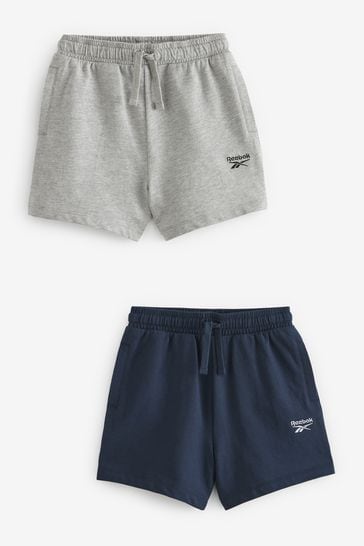 Buy Reebok Junior 2 Pack Navy Grey Sweat Shorts from Next Ireland