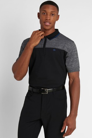 Calvin Klein Golf Black Morris Polo