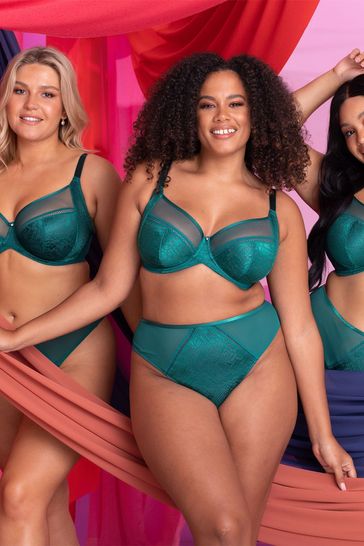 Buy Curvy Kate Green Amaze High Waist Brazilian Knickers from Next