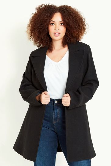 Evans black coat sale