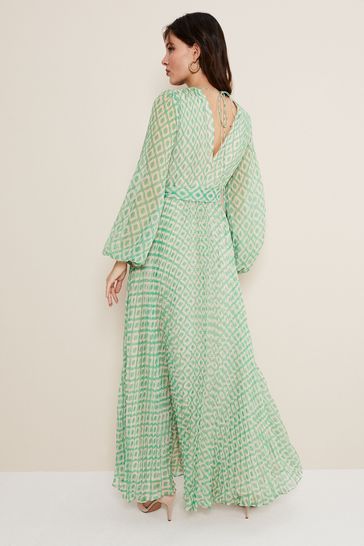 Phase eight giovanna pleated maxi dress on sale