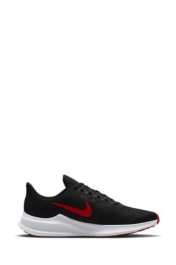 Nike Black/Red Downshifter 11 Running Trainers