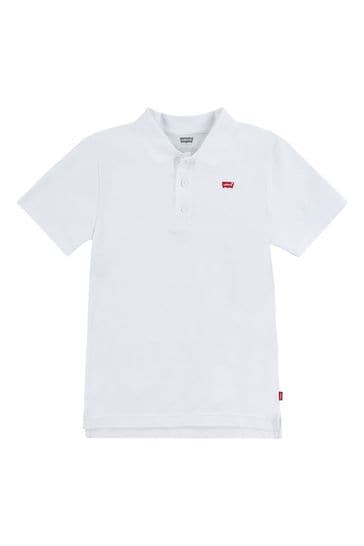 Levi's White Levi's® White Chest Logo White Polo Shirt