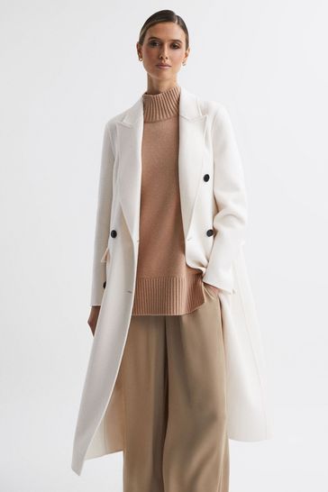 Relaxed wool cheap coat