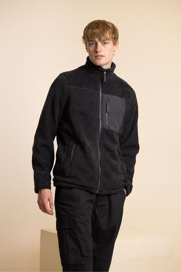 Buy Trespass Grey Buck Heavy Borg Fleece Jacket from Next Lithuania