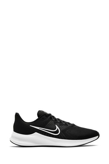 Nike Black/White Downshifter 11 Running Trainers
