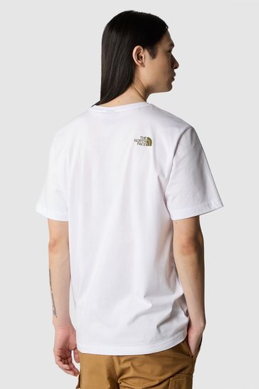 North face t shirt khaki clearance
