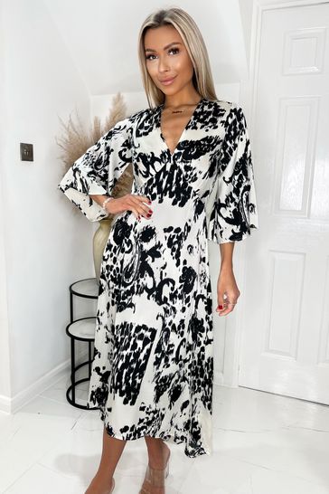 Dip hem midi dress sale