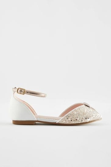 Gold occasion cheap shoes