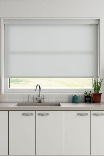 Limestone Grey Star Made To Measure Light Filtering Roller Blind