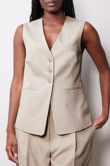 Albaray Natural Tailored Cutaway Waistcoat