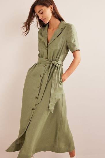 Boden hot sale khaki dress