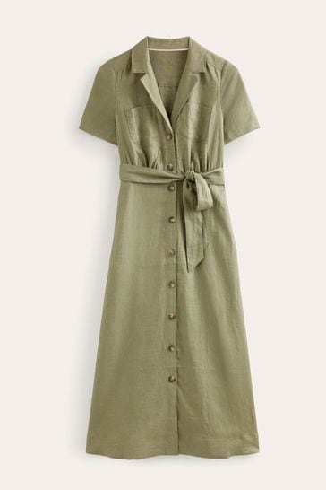 Boden linen shop shirt dress