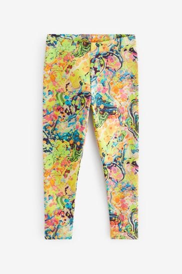 Marble print leggings sales