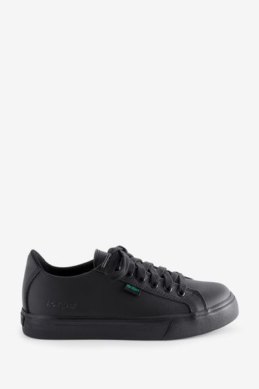 Buy Kickers Black Tovni Lacer Leather Trainers from Next Bahrain