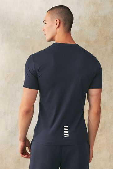 Emporio Armani EA7 Core ID Logo 100 Cotton T Shirt