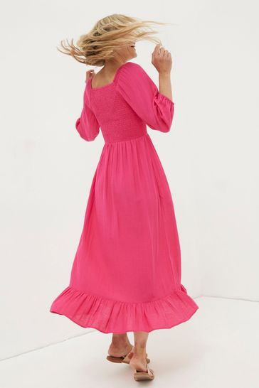 Buy FatFace Pink Adele Midi Dress from Next Austria