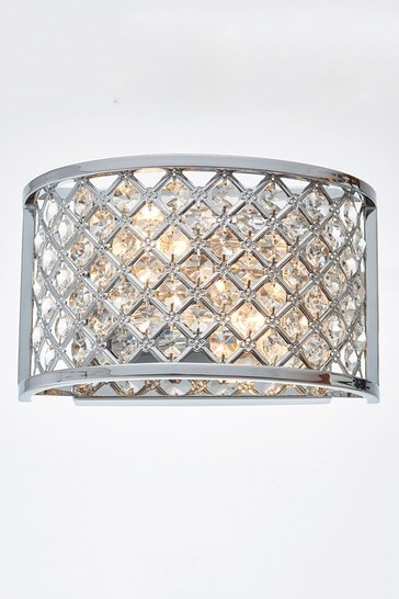 Gallery Home Silver Yoko Wall Light