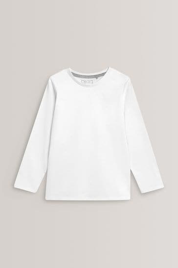 Long white tee sales