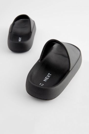 Next black new arrivals slippers
