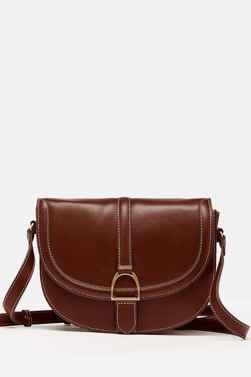 Joules leather saddle bag new arrivals