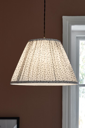 Polka Dot Easy Fit Lamp Shade From, How To Fit Lampshades
