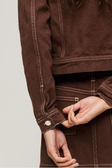 Superdry suede jacket clearance womens