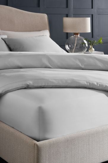 Silver Grey 300 Thread Count Collection Luxe Deep Fitted Sheet