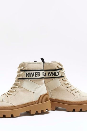 River island beige boots top