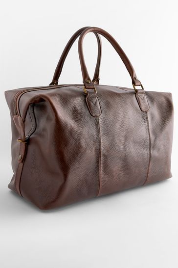 Next online leather holdall